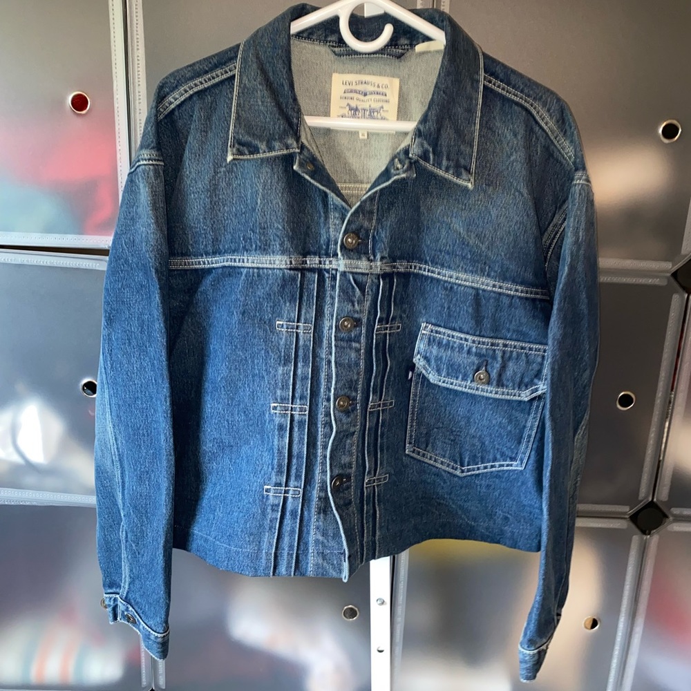 Levi’s Made & Crafted Type I Trucker Jean Jacket Women’s Size XL NWOT - Picture 3 of 12